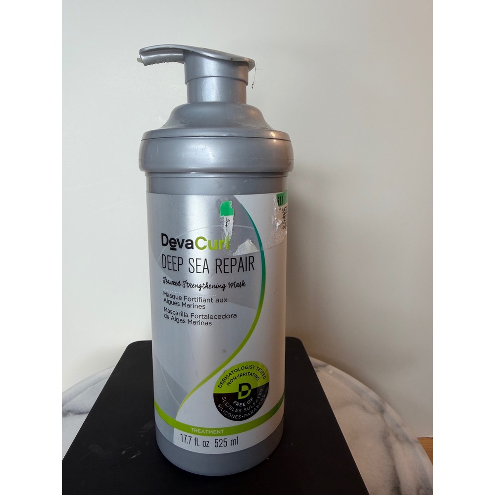 DevaCurl Deep Seaā Repair Seaweed Strengthening Mask 17.7oz 525ml Pump Bottle